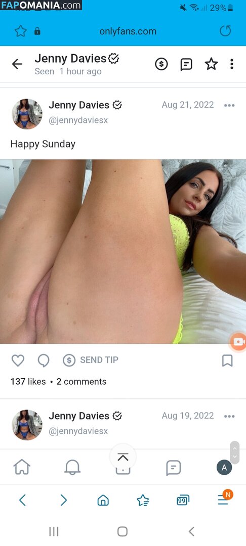 Jenny Davies / jennydaviesofficial / jennydaviesx ヌード OnlyFans  流出写真 #280