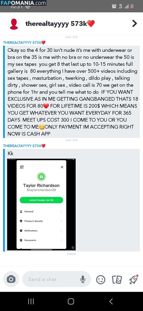 Akaficialtayyyy_ / Playwithtayyy / tayler_lauren2 / tayyy_moneyy ヌード OnlyFans  流出写真 #177