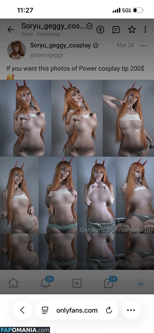 Eugenia Haruno / Soryu Geggy Cosplay / Soryugeggycosplay / soryu_geggy_cosplay / soryugeggy ヌード OnlyFans  流出写真 #261